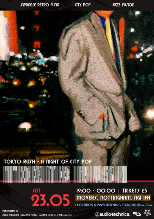 Tokyo Rush: A night of City Pop at Movers, Nottingham