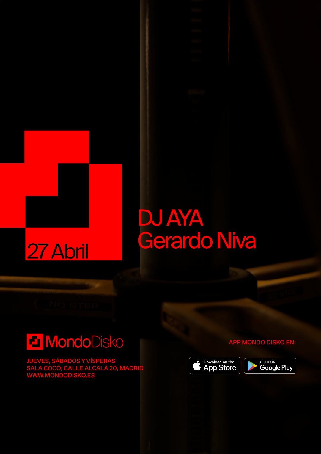 DJ AYA / Gerardo Niva at Mondo, Madrid · Tickets