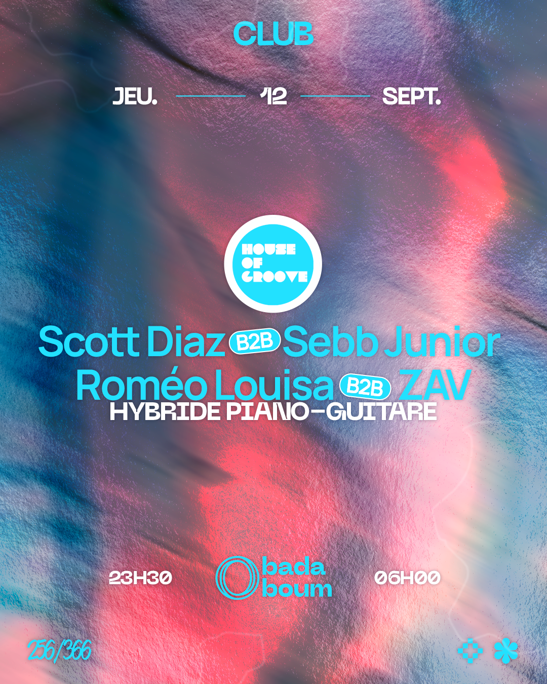Sebb Junior flyer del evento
