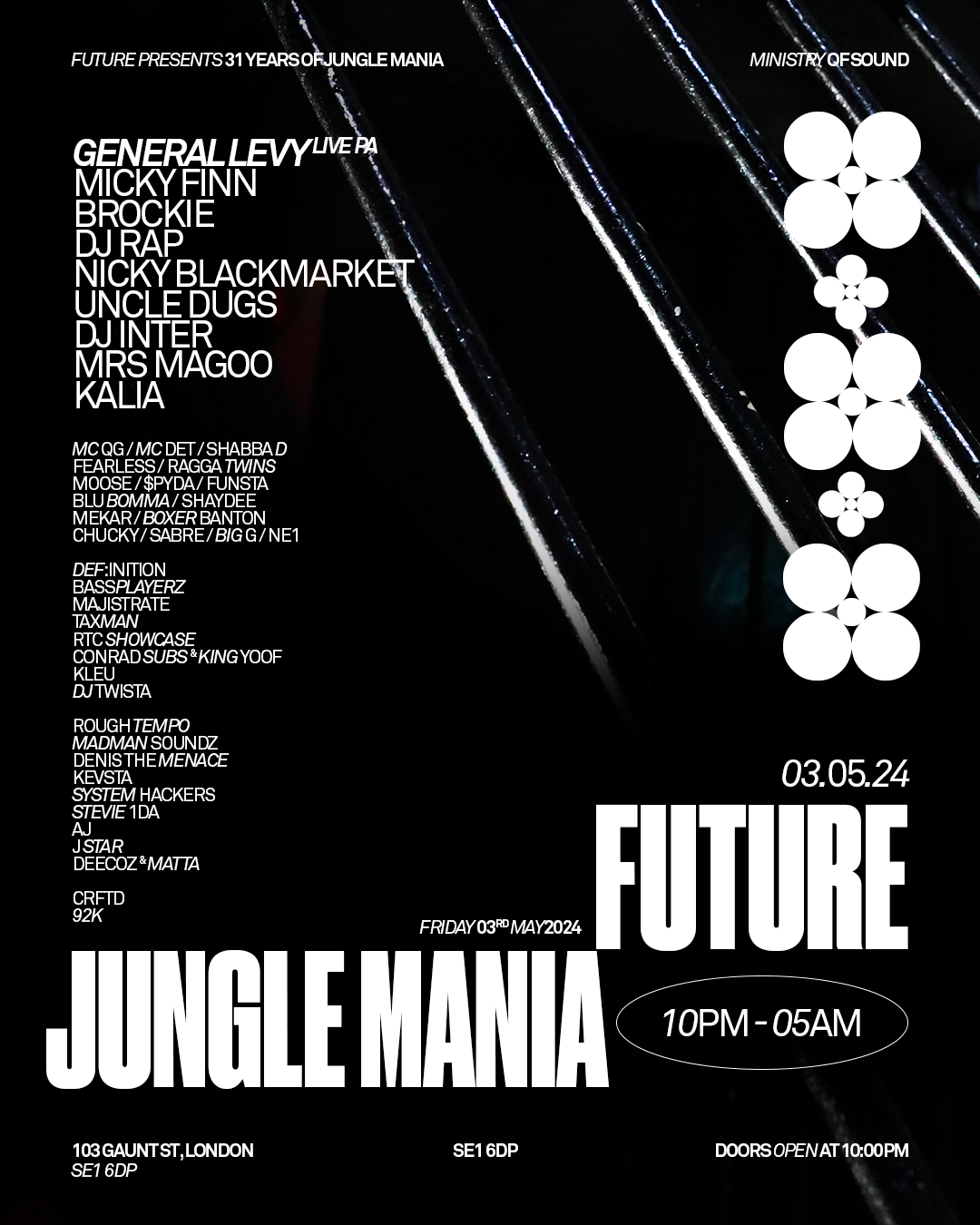 FUTURE x 31 Years of Jungle Mania: General Levy, BassLayerz, Micky 