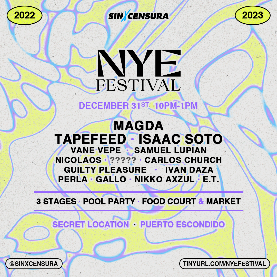 Festival NYE Puerto Escondido at TBA - Outdoor Secret Location surrounded  by nature, Puerto Escondido