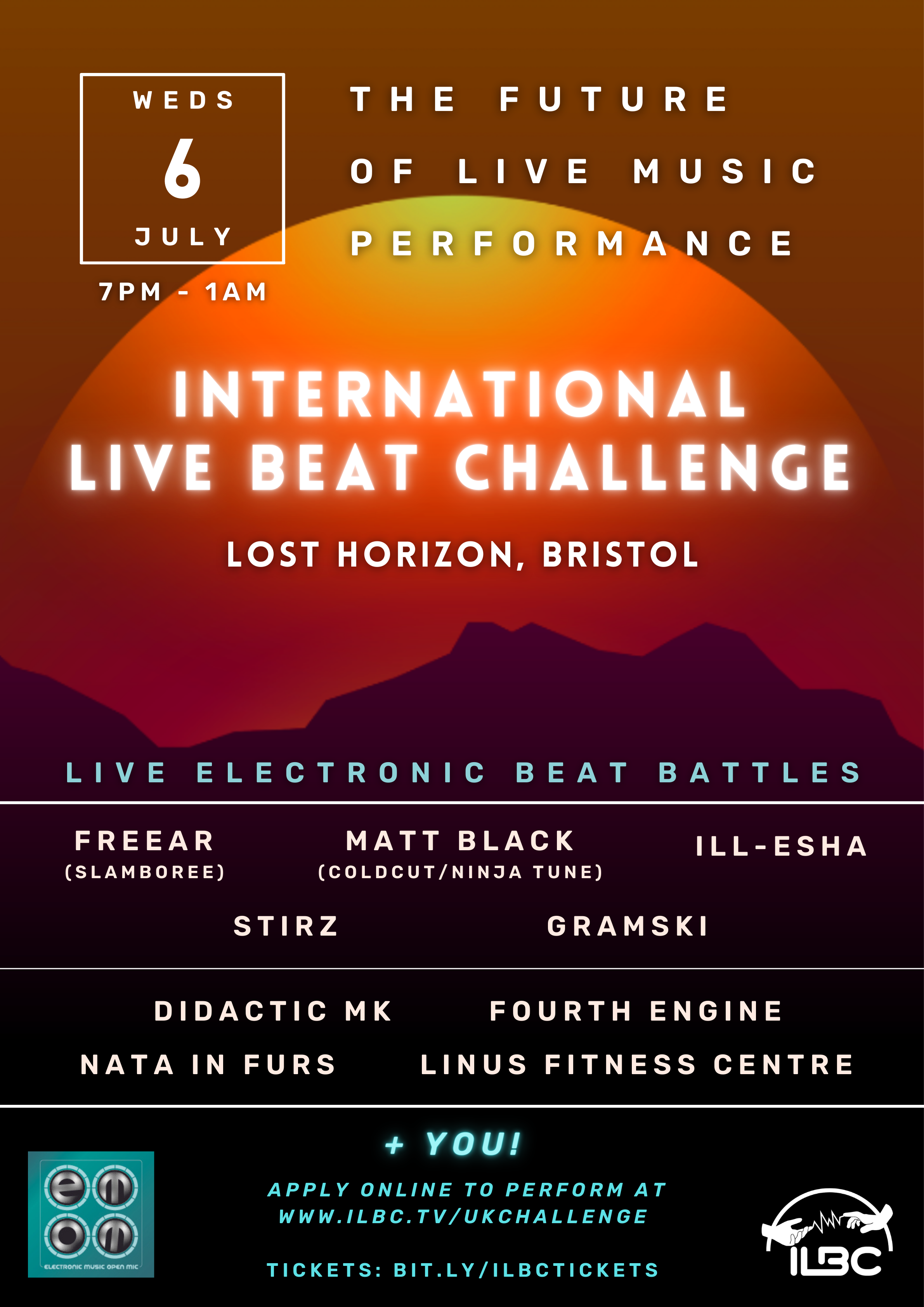 International Live Beat Challenge at Lost Horizon Bristol