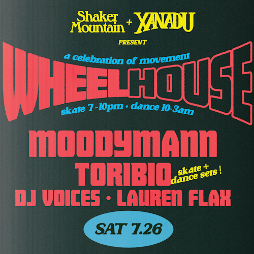 Wheel House: A Celebration of Movement Moodymann, Toribio