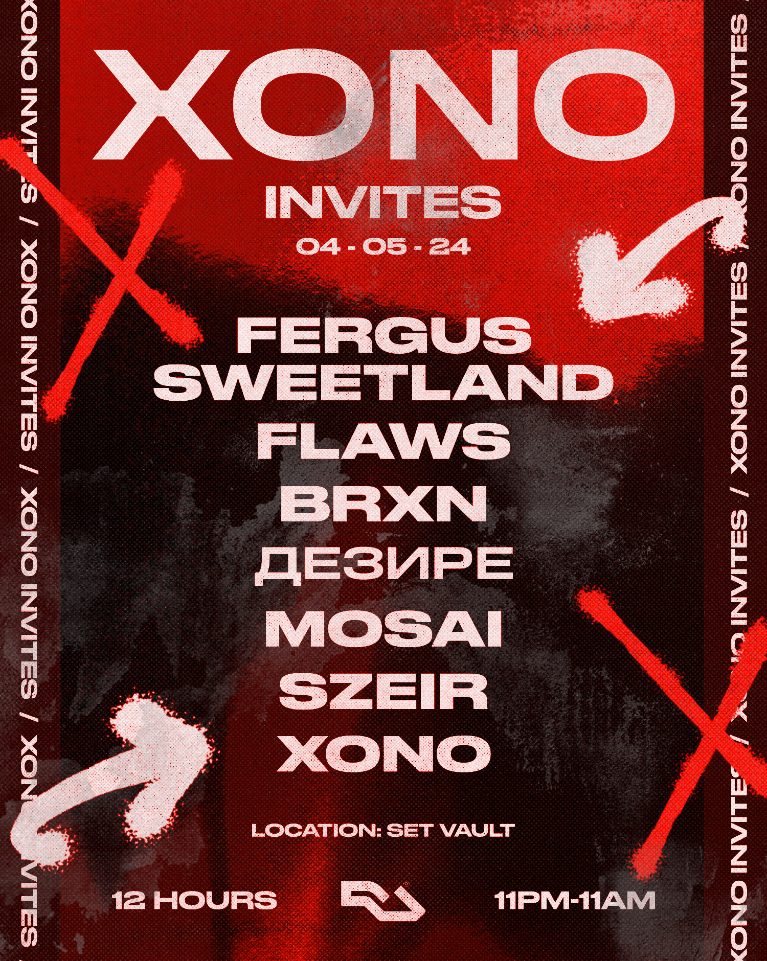 XONO INVITES at SET Vault, London