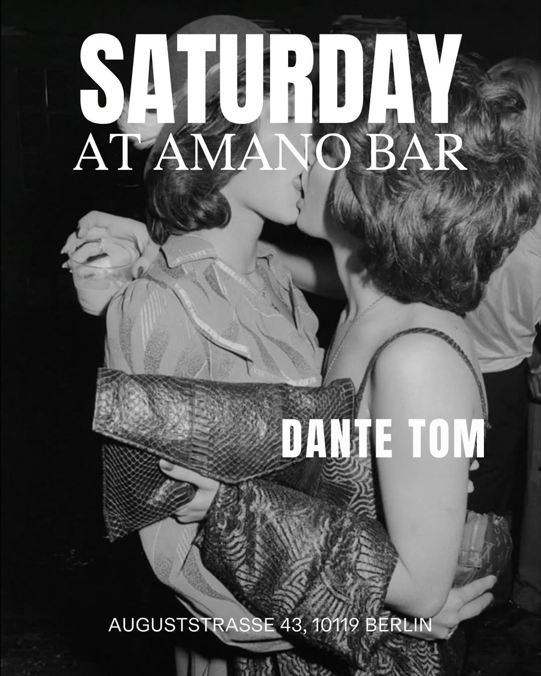Dante Tom event flyer