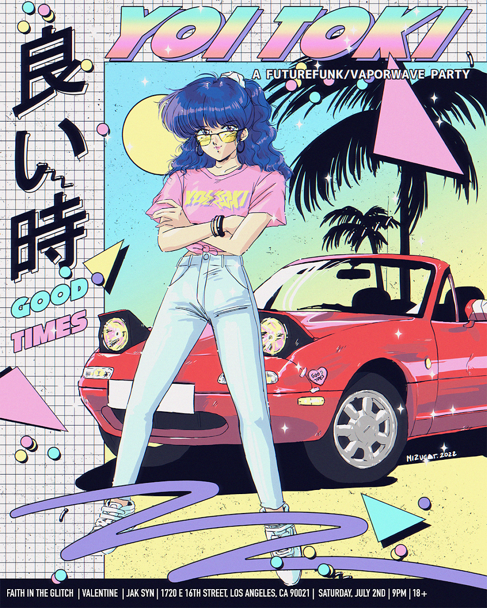 Yoi Toki: A Future Funk/Vaperwave Party [L.A. Debut] at 1720, Los