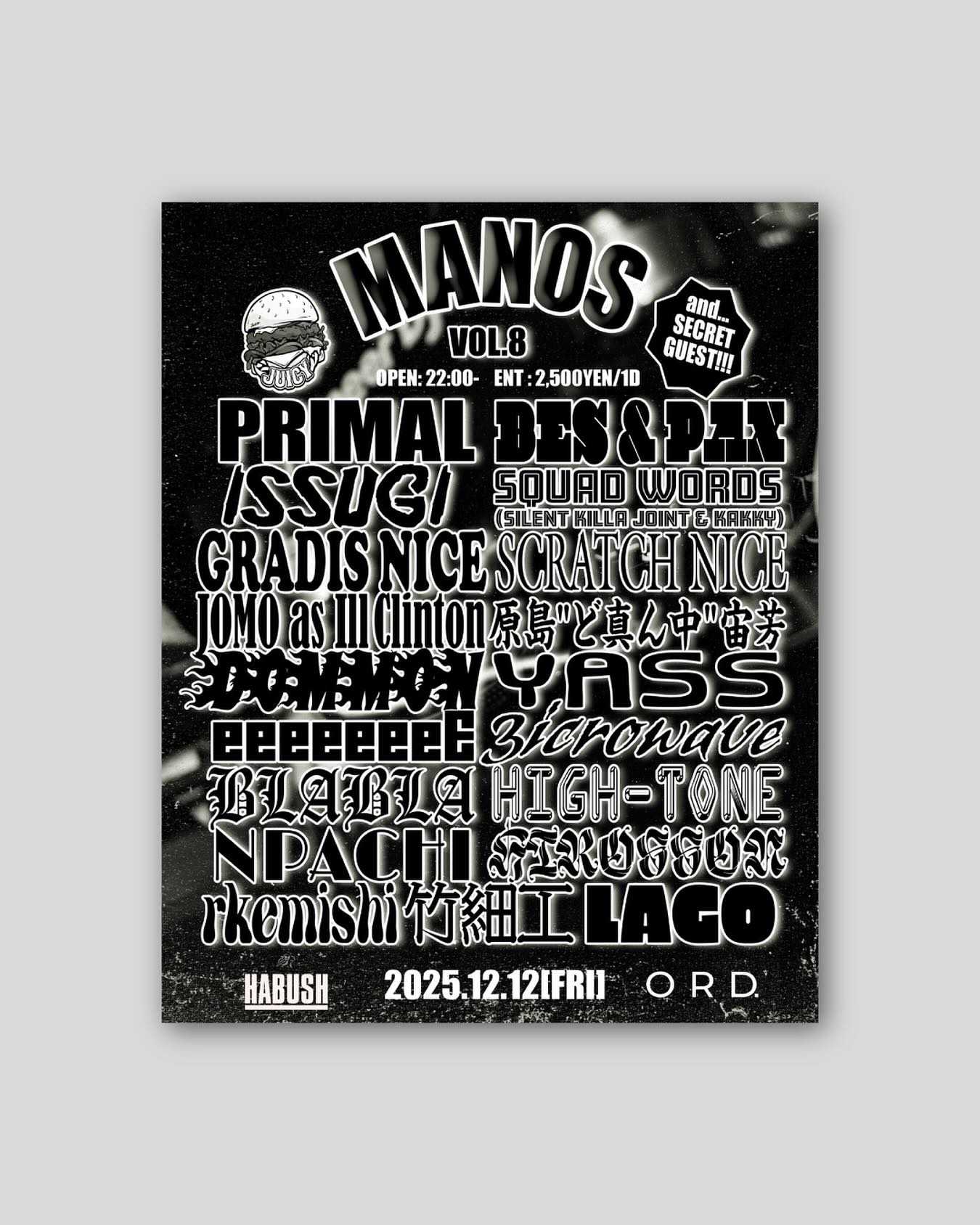 THE SHOWY STEEZ at Daikanyama ORD., Tokyo