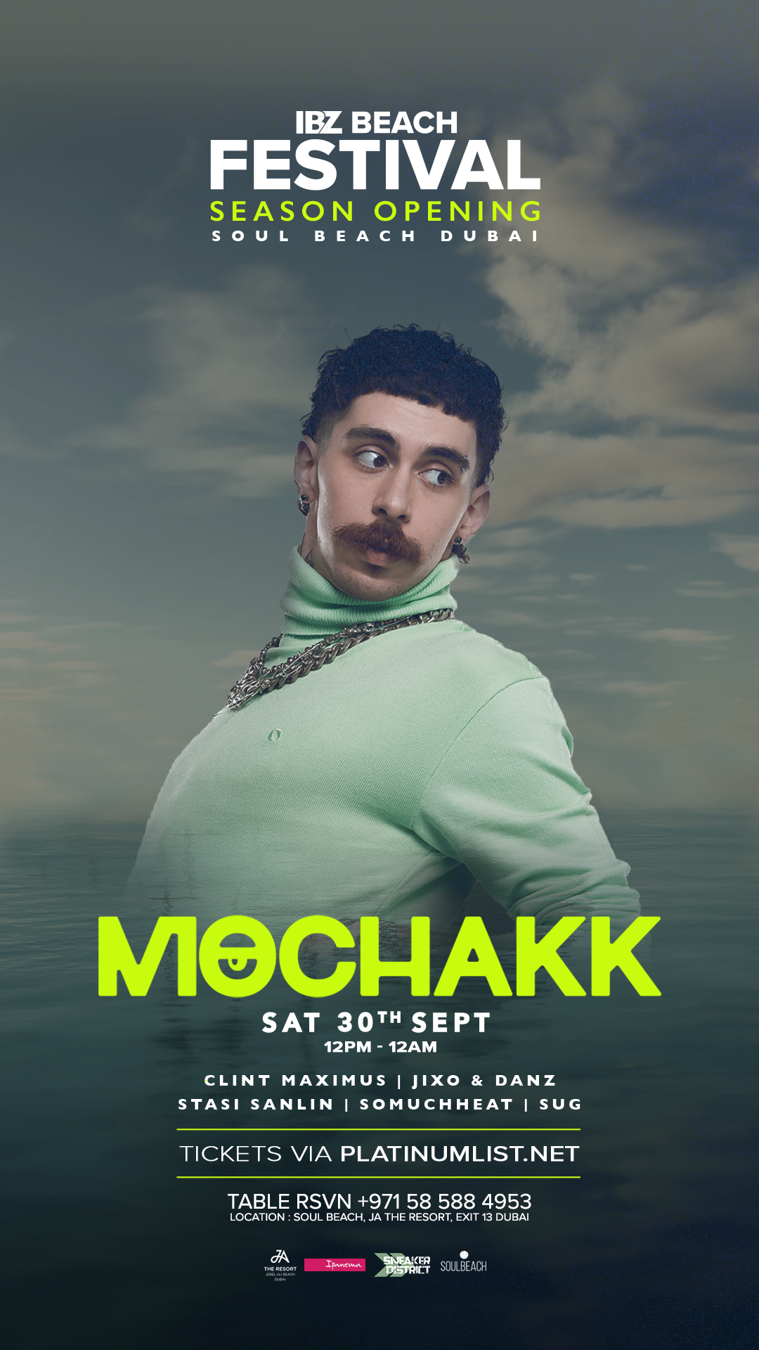 Ibiza Beach Festival Season Opening Party with - Mochakk at Soul Beach  Dubai, Dubai