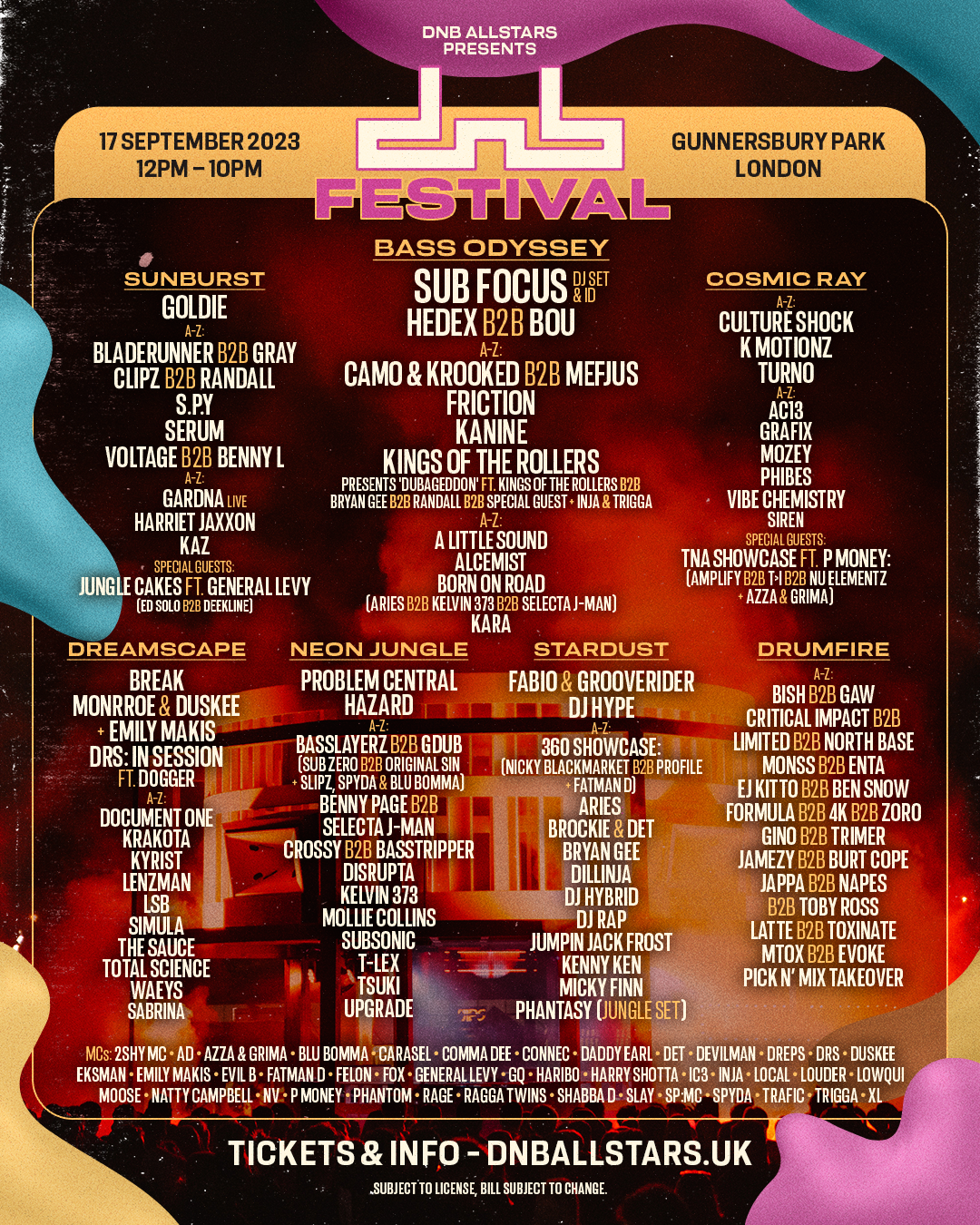 17+ Birthday Bash 2023 Lineup