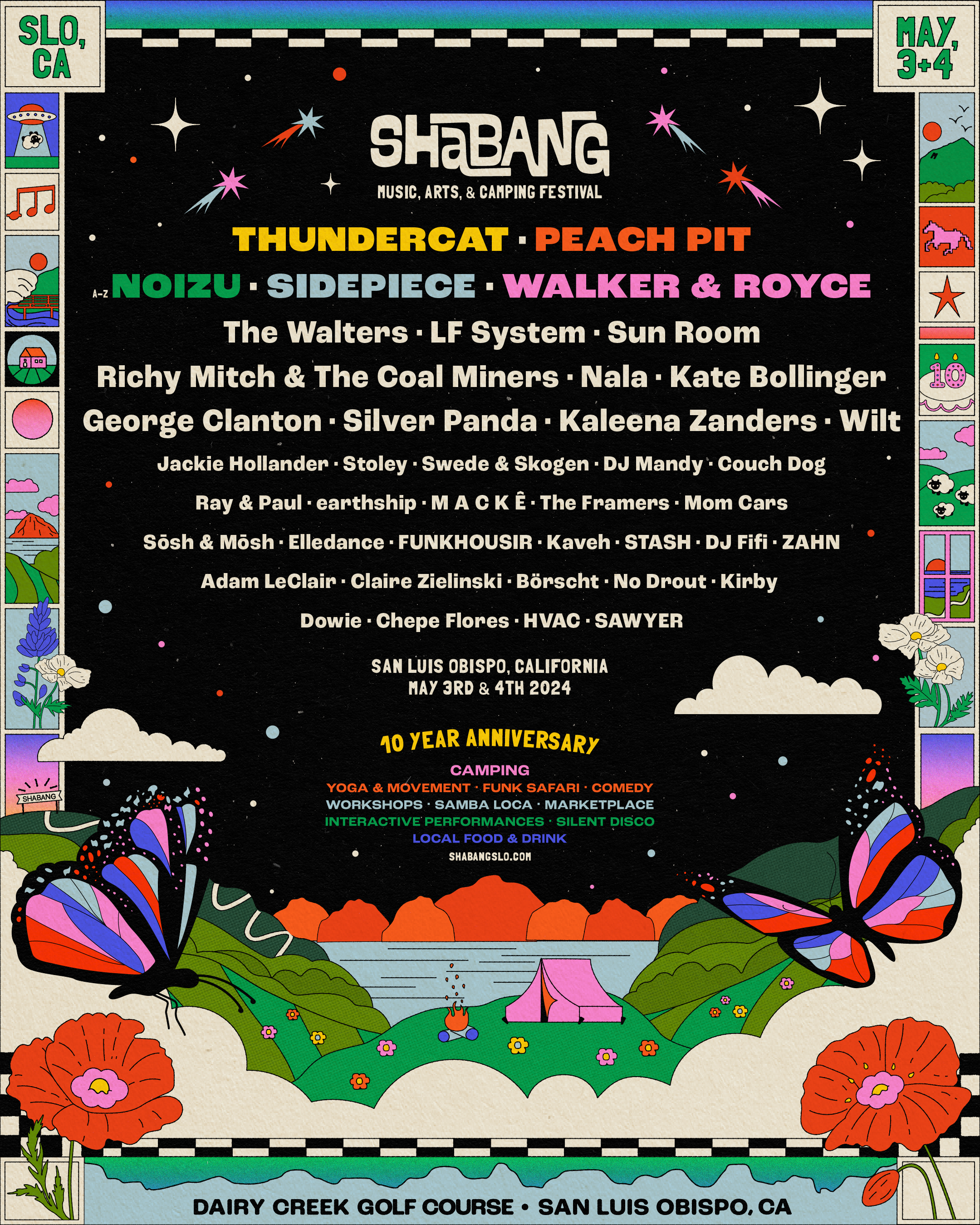 Shabang Music Festival bei Dairy Creek Golf Course, California