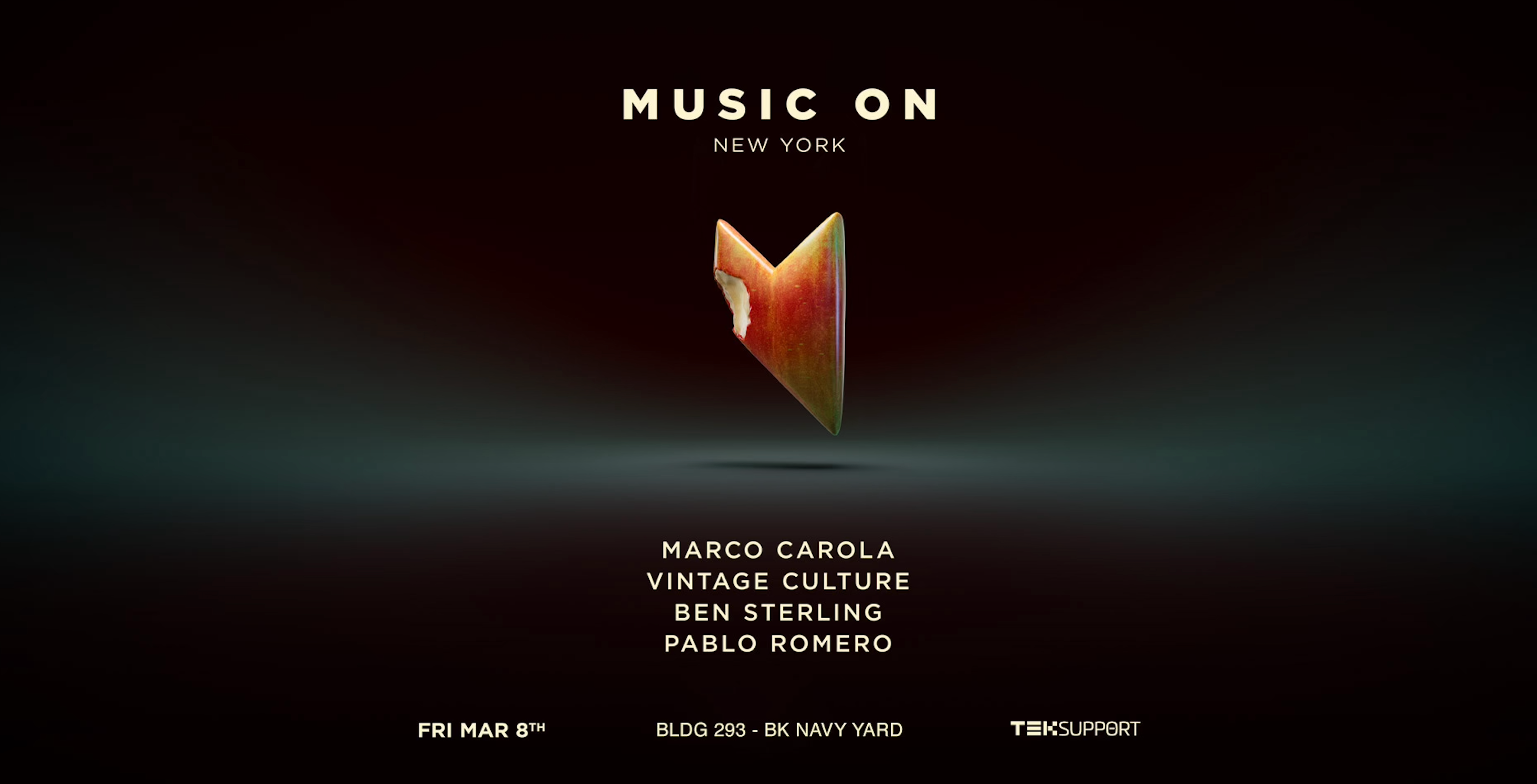 Teksupport: Music On x Marco Carola (SOLD OUT) at TBA - BLDG 293 