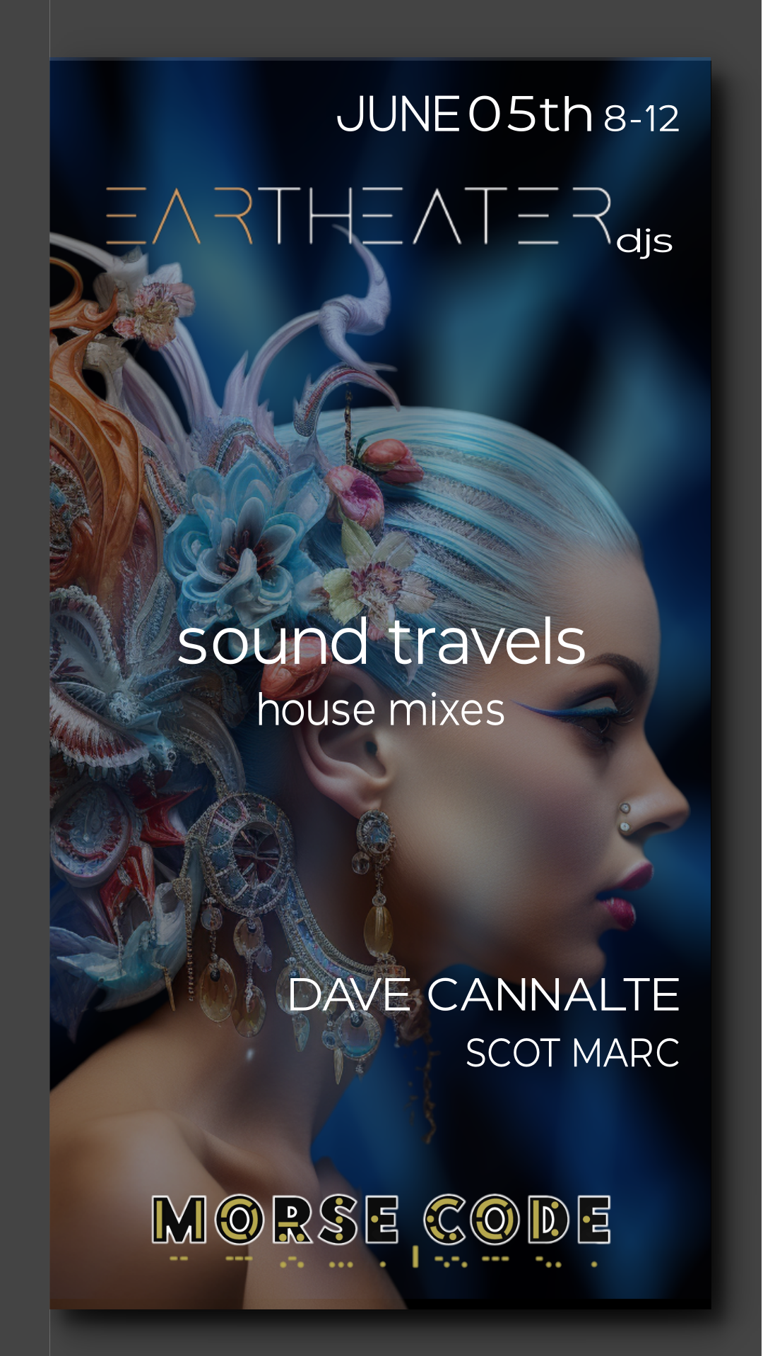 Eartheater DJs - Sound Travels at TBA - Morse Code Lounge, Orlando