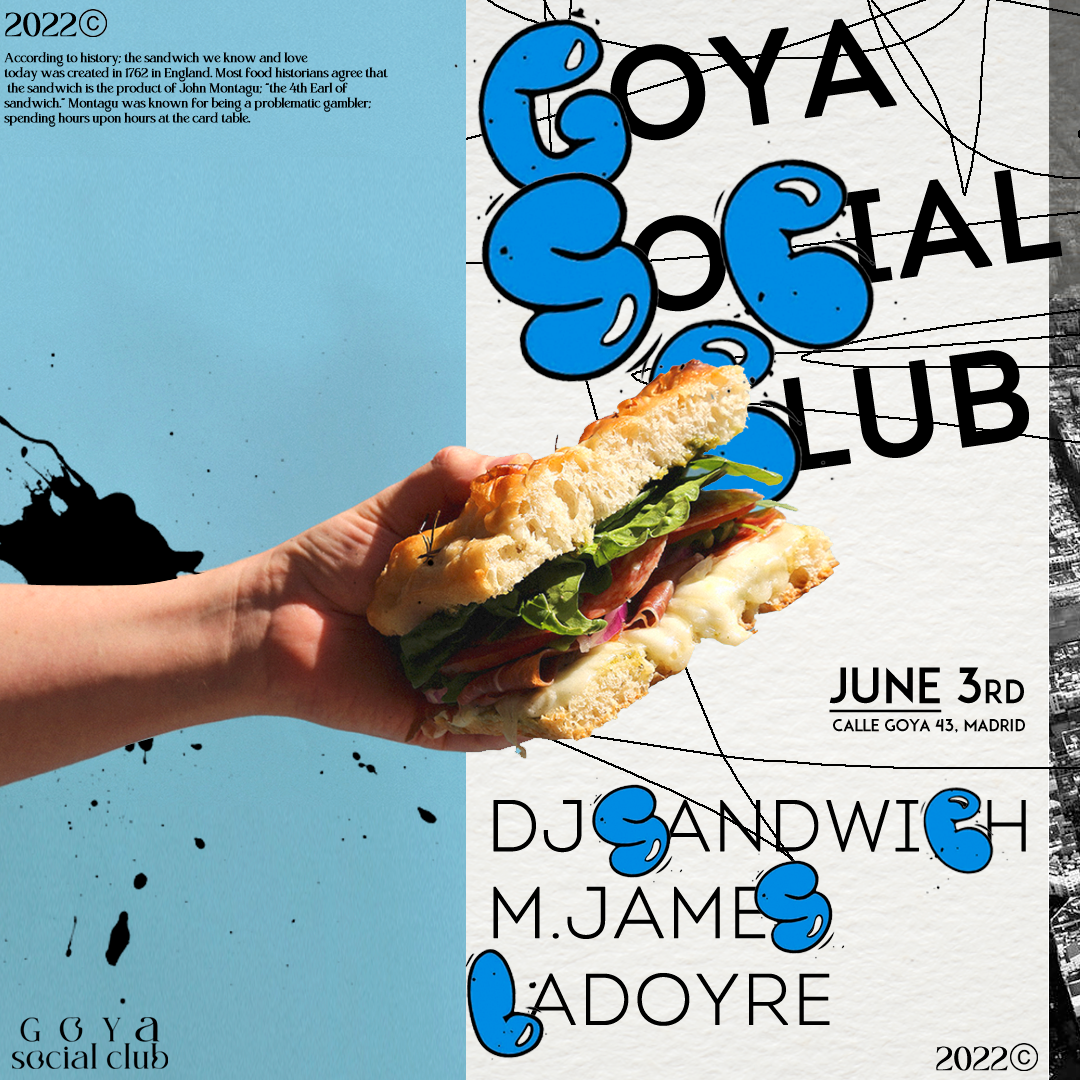 , DJ Sandwich and Ladoyre at Goya Social Club, Madrid