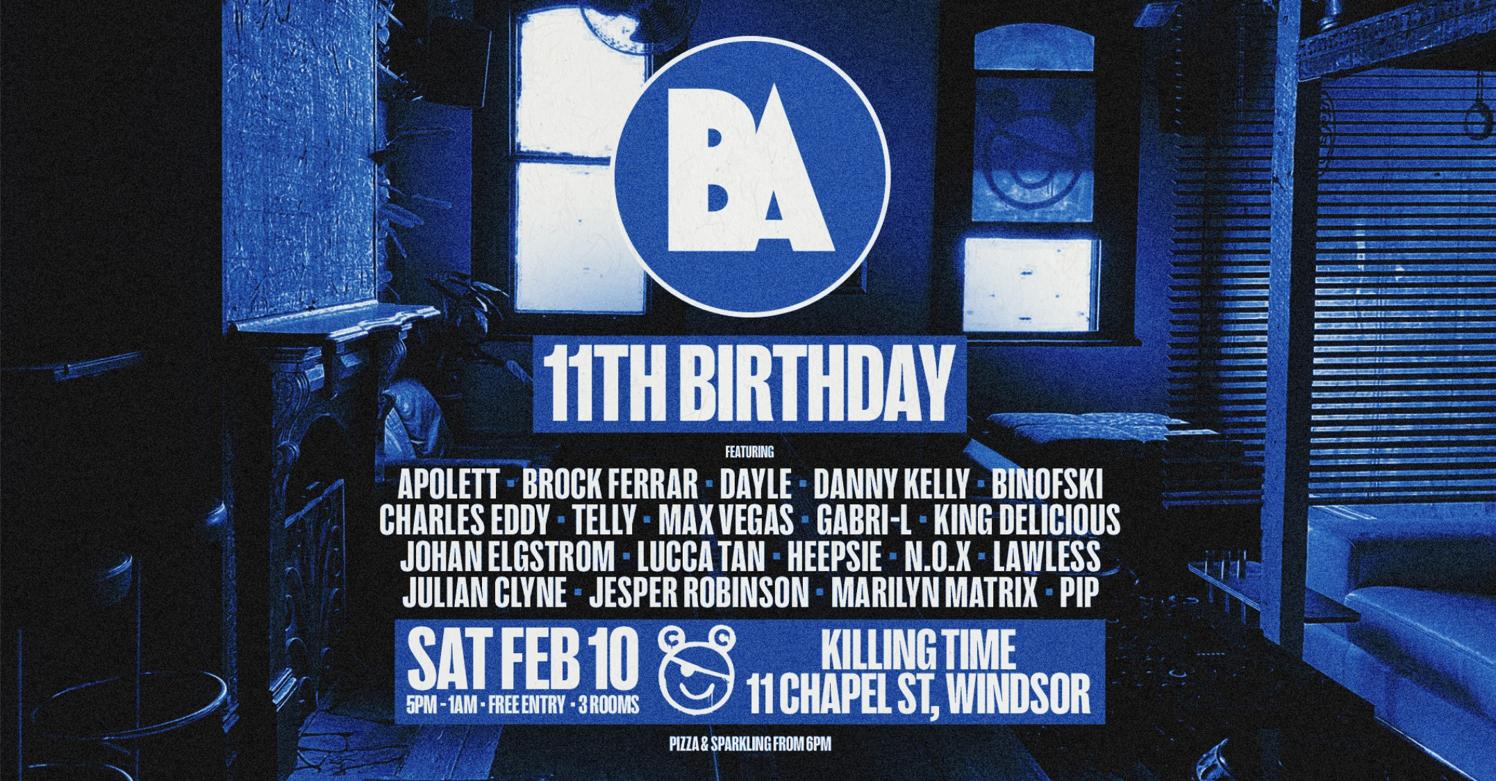 Bounce Audio 11th Birthday at Killing Time Melbourne