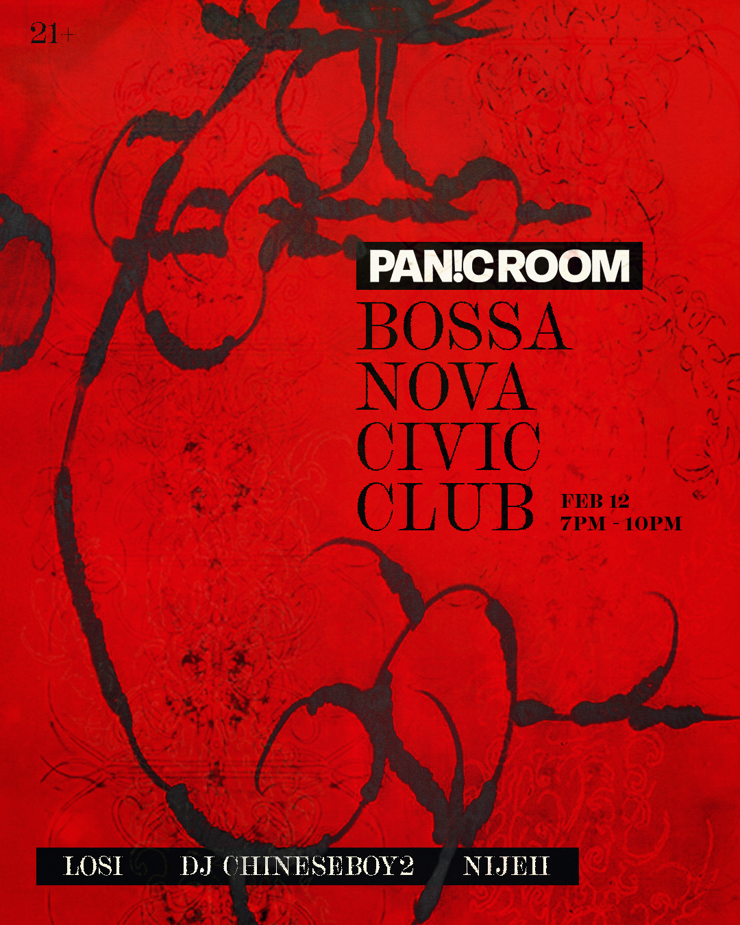 PAN!C ROOM HAPPY HOUR at Bossa Nova Civic Club, New York City