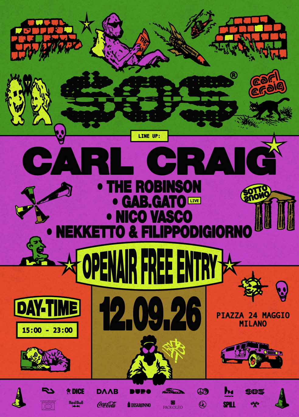 SOTTOSUONO OPEN AIR: Carl Craig [free party]