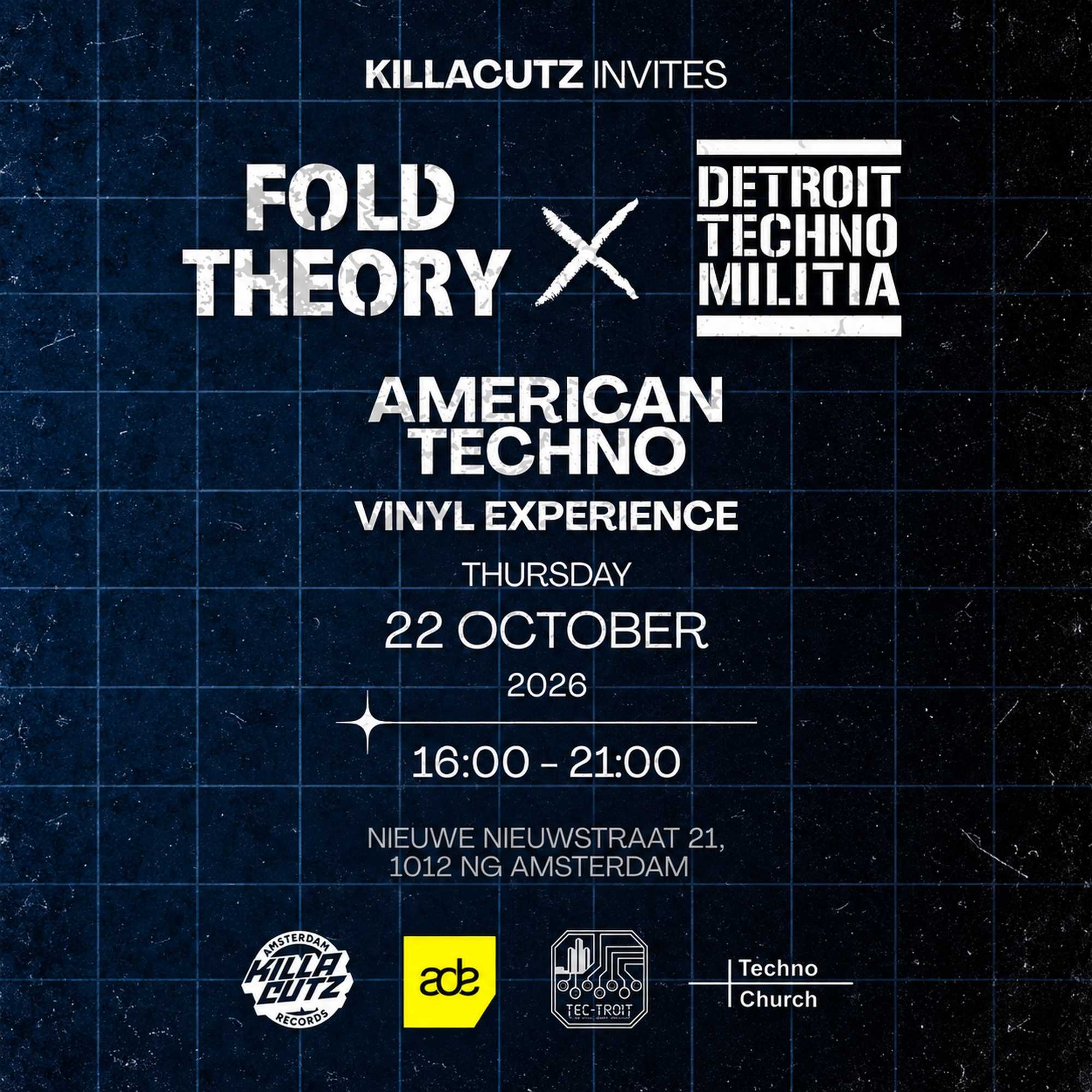 ADE Killacutz invites AMERICAN TECHNO | Fold Theory x Detroit
