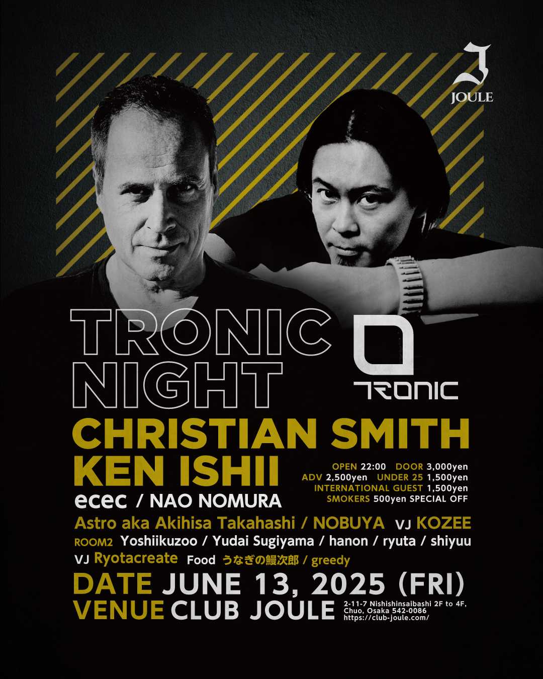 HOUSE TRIBE 10th Anniversary feat.Weiss bei Joule, Osaka
