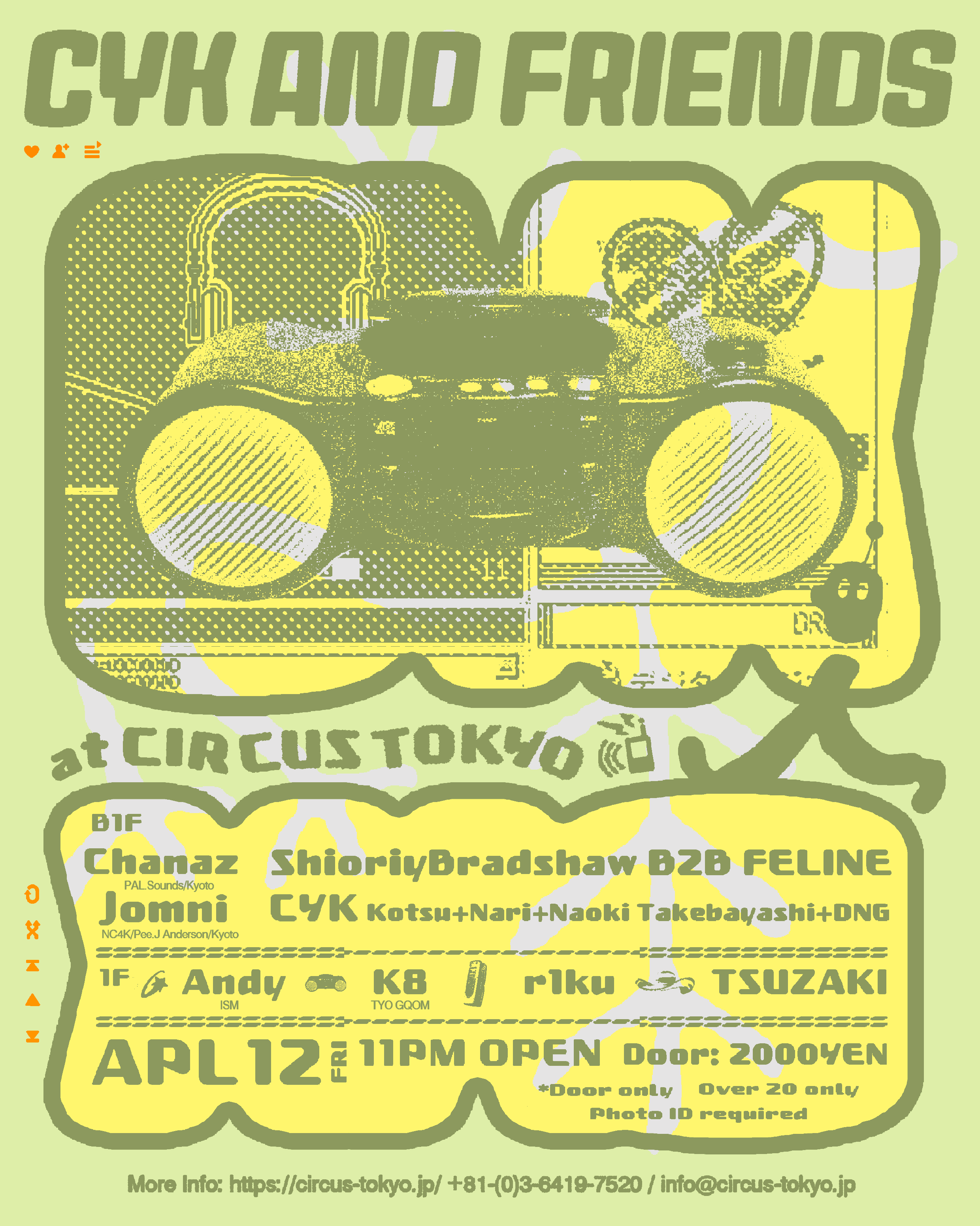 CYK & Friends 2024 at Circus Tokyo, Tokyo