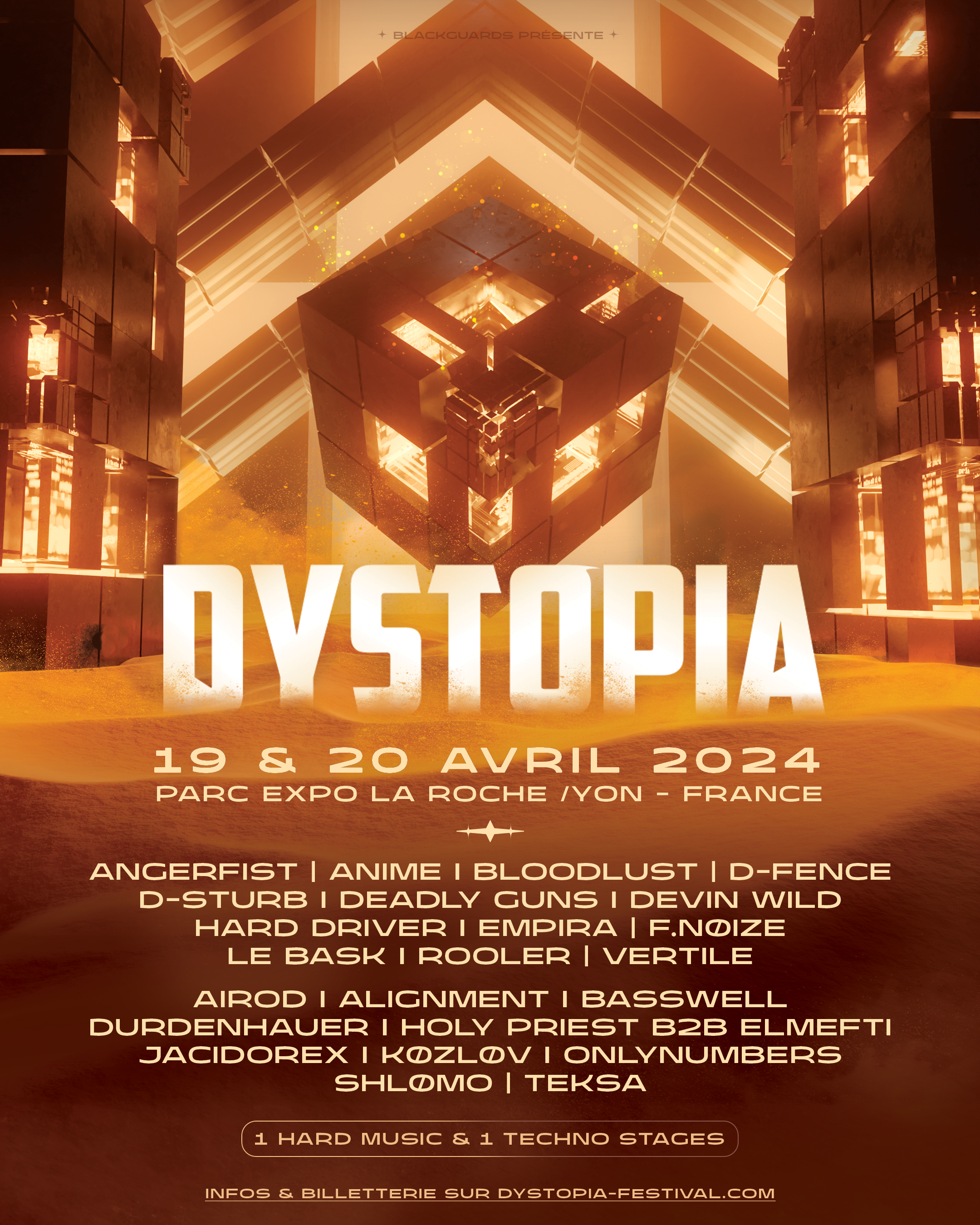 DYSTOPIA FESTIVAL at TBA - PARC EXPO LA ROCHE SUR YON, West