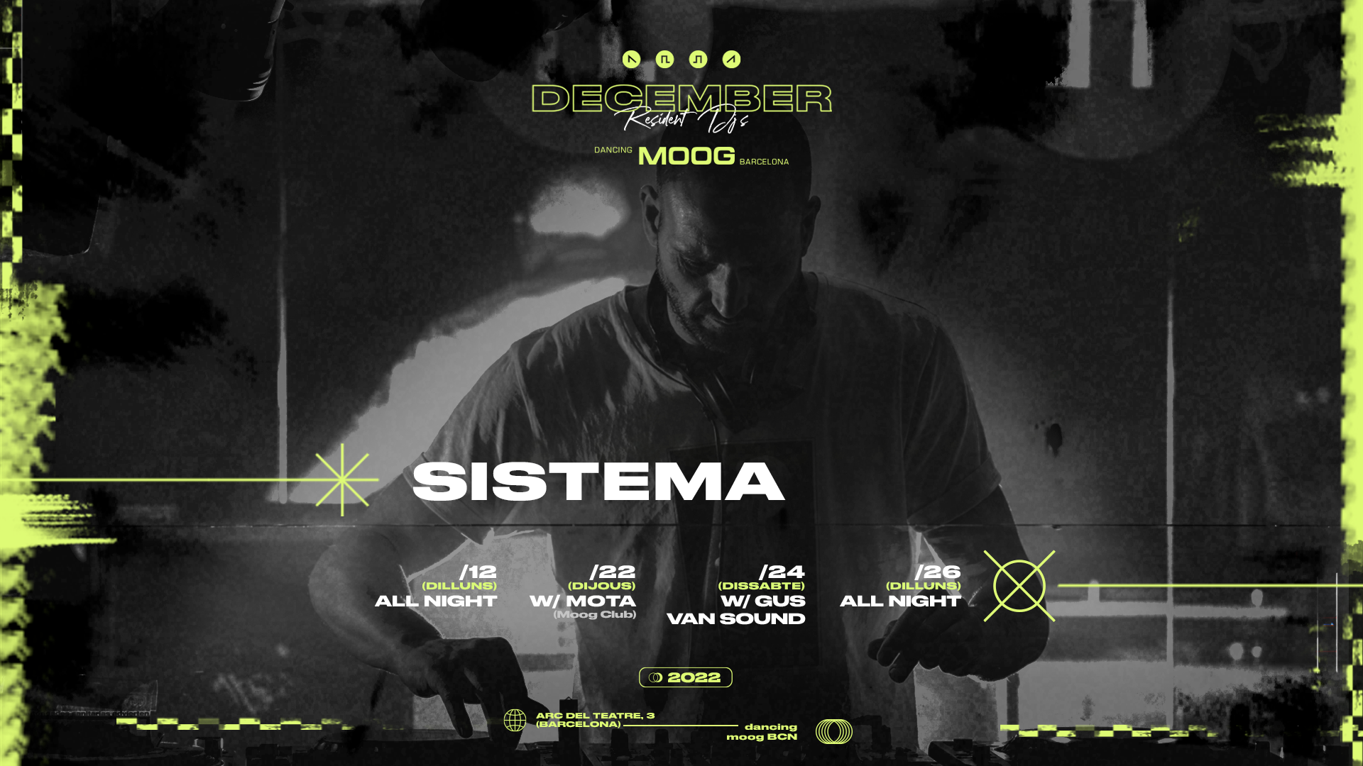 Sistema (MOOG Club) + Mota (MOOG Club) at Moog Club, Barcelona