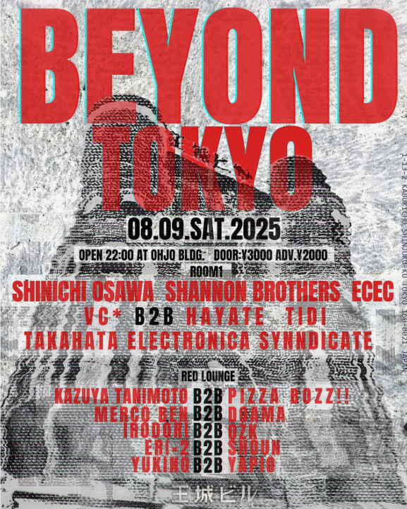 BEYOND TOKYO / Shinichi Osawa. Shannon Brothers at Ohjo Bldg