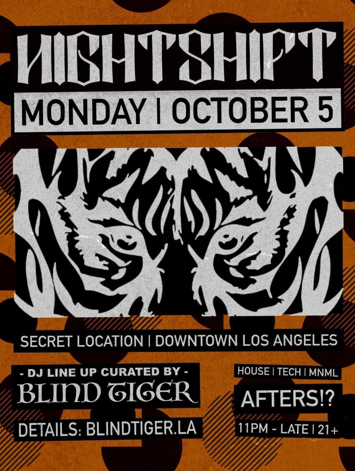 NIGHTSHIFT AFTER HOURS at The Lexington, Los Angeles