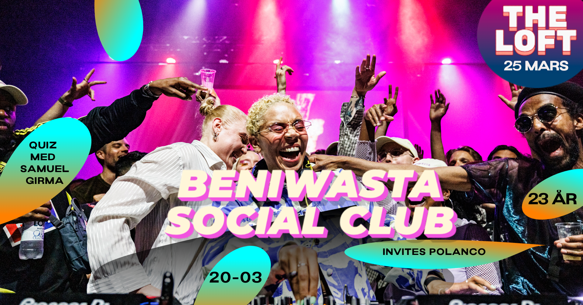 Beniwasta Social Club - Invites Polanco at TBA, Stockholm