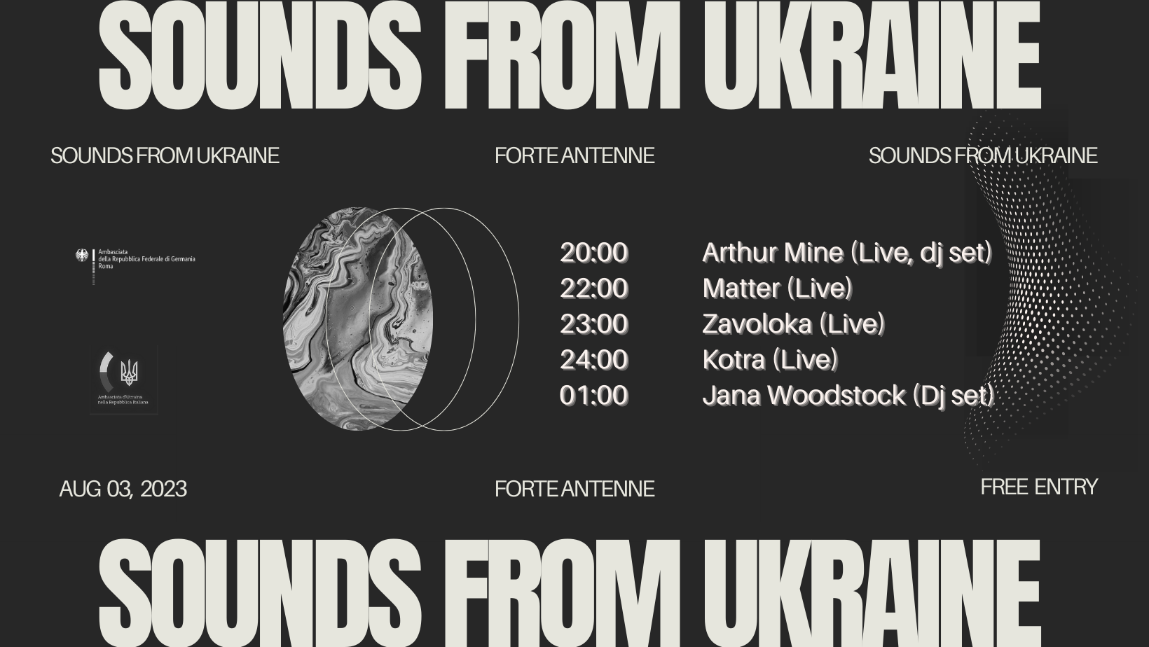 Sounds from Ukraine - Página frontal