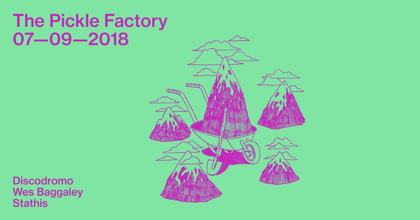 The Pickle Factory with Discodromo, Wes Baggaley, Stathis - Página frontal