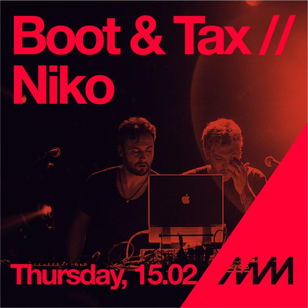 Boot & Tax // Niko - フライヤー表