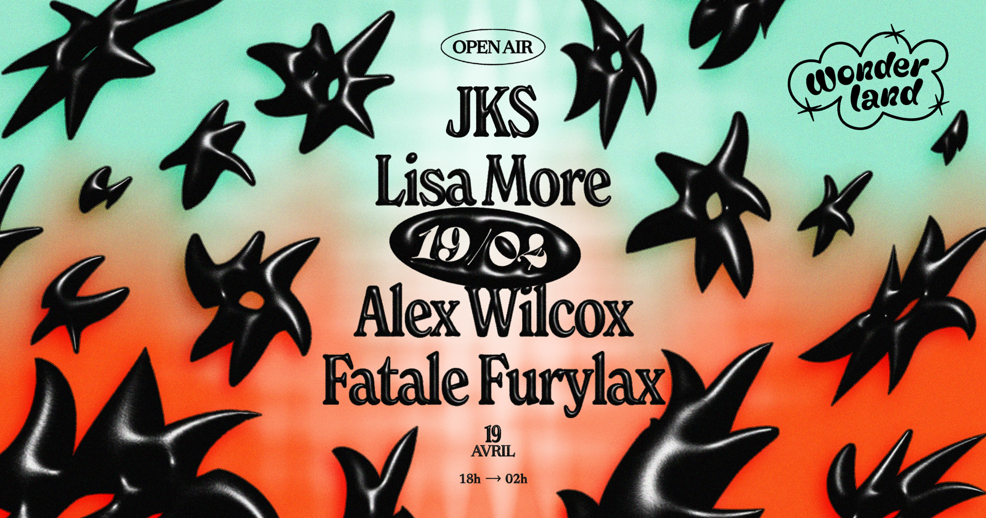 Wonderland présente: JKS l Lisa More l Alex Wilcox l - Página frontal