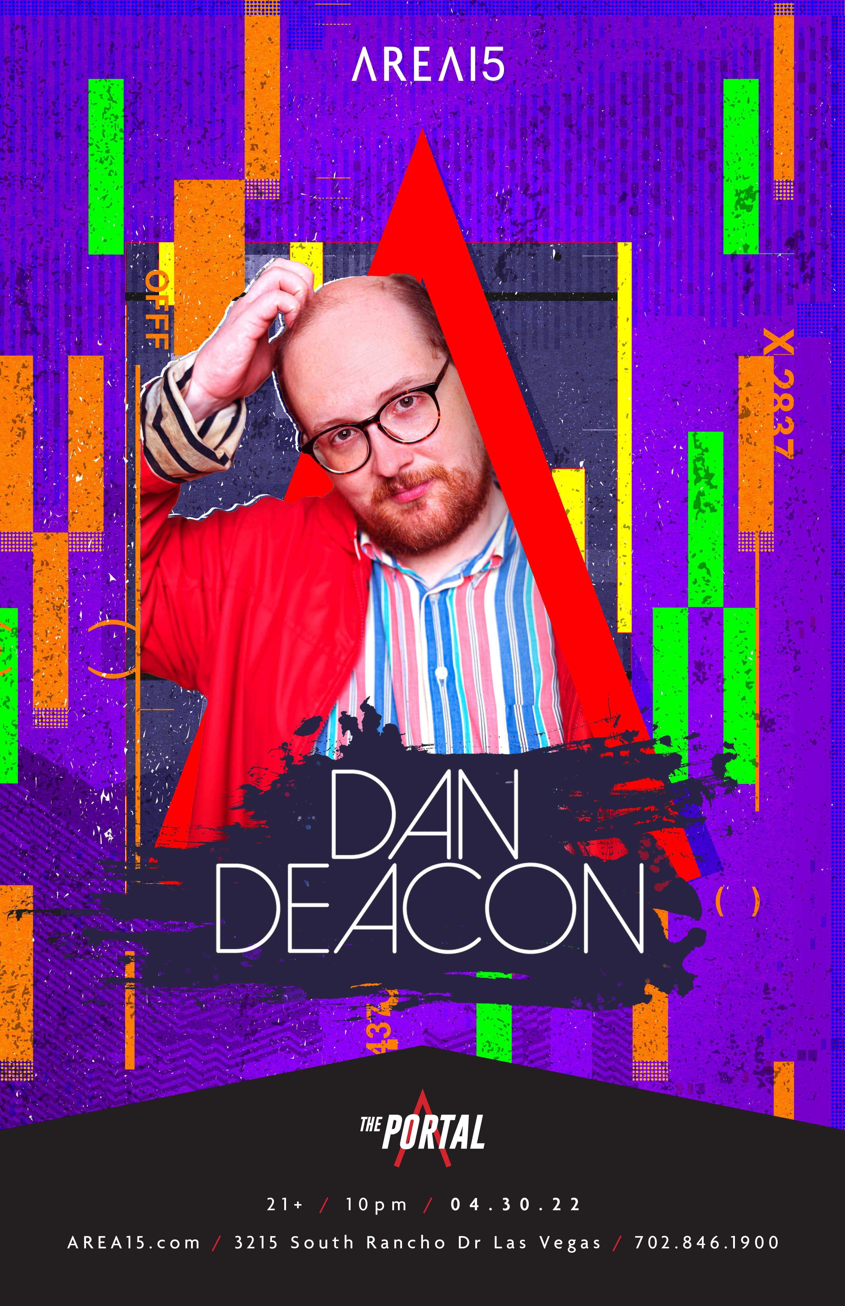 Dan Deacon - Live in the Portal - フライヤー表