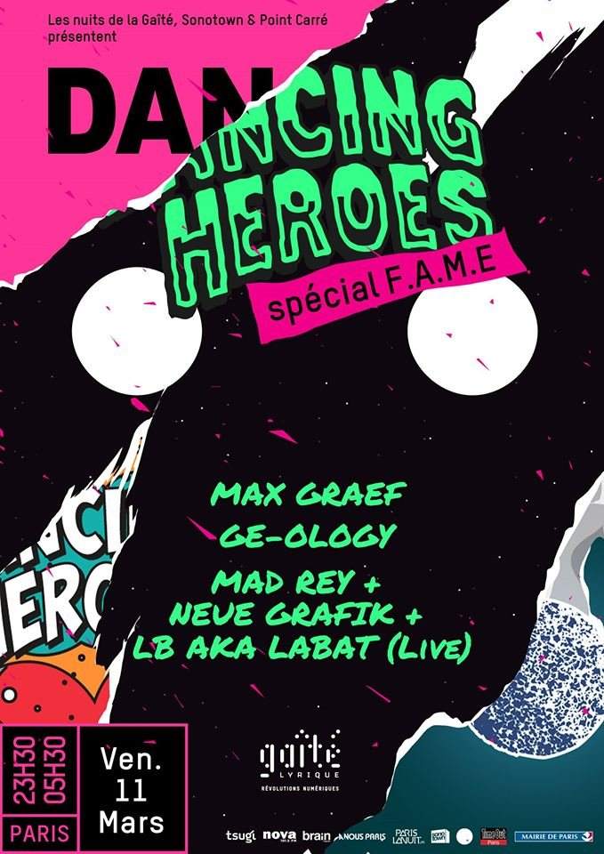 Dancing Heroes: Max Graef, Ge-Ology, Neue Grafik, LB aka Labat, Mad Rey - Página frontal