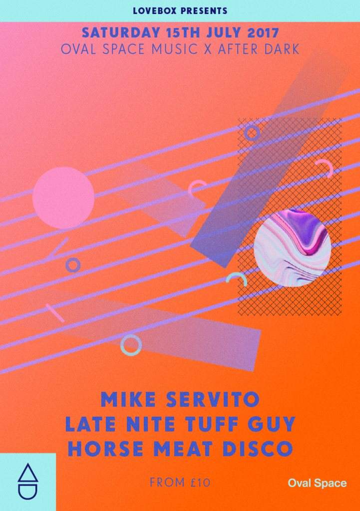 Oval Space Music x After Dark with Mike Servito, Late Nite Tuff Guy, Horse Meat Disco - Página frontal