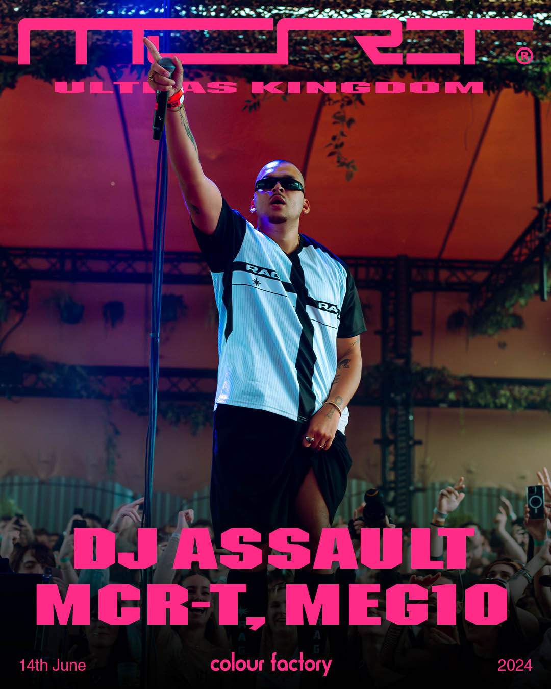 MCR-T Ultras Kingdom: DJ Assault & Meg10 - フライヤー表