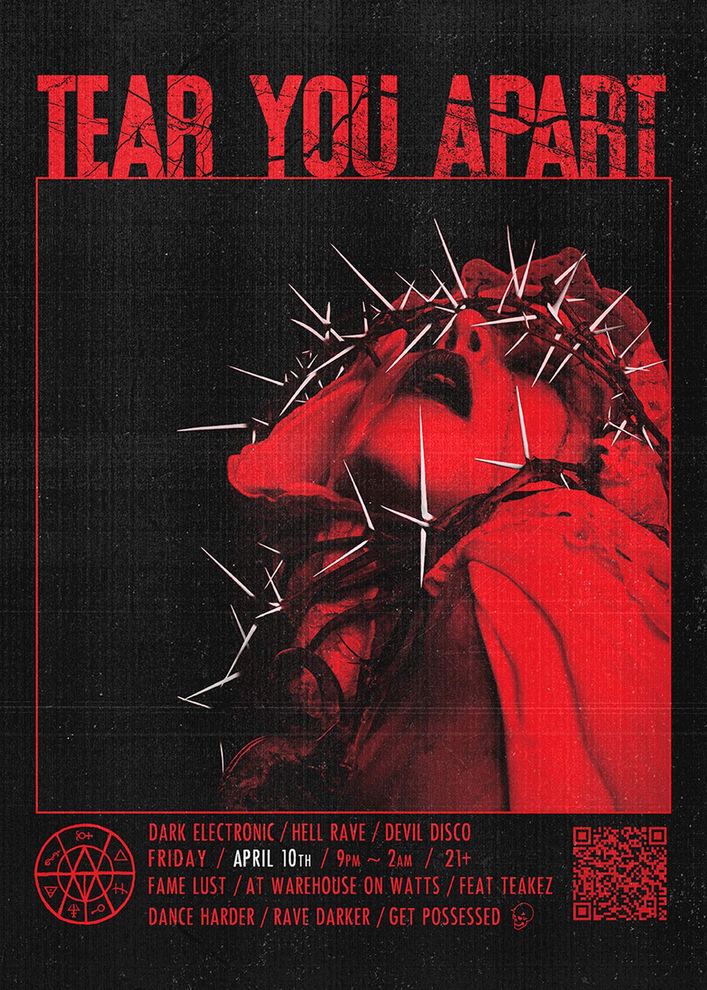 TEAR YOU APART (Dark Electronic / Hell Rave / Devil Disco) at Warehouse ...