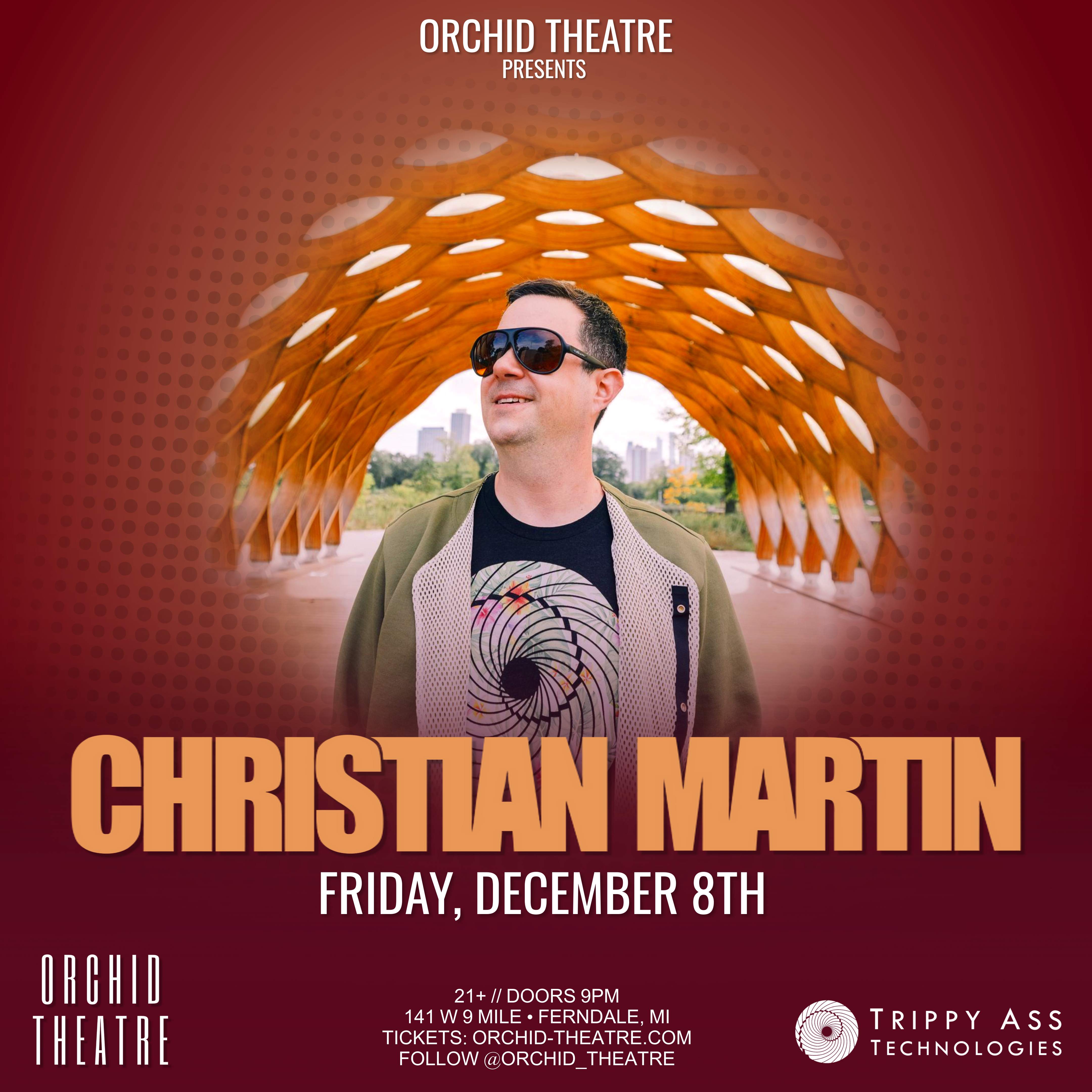 Christian Martin at Orchid Theatre - フライヤー表