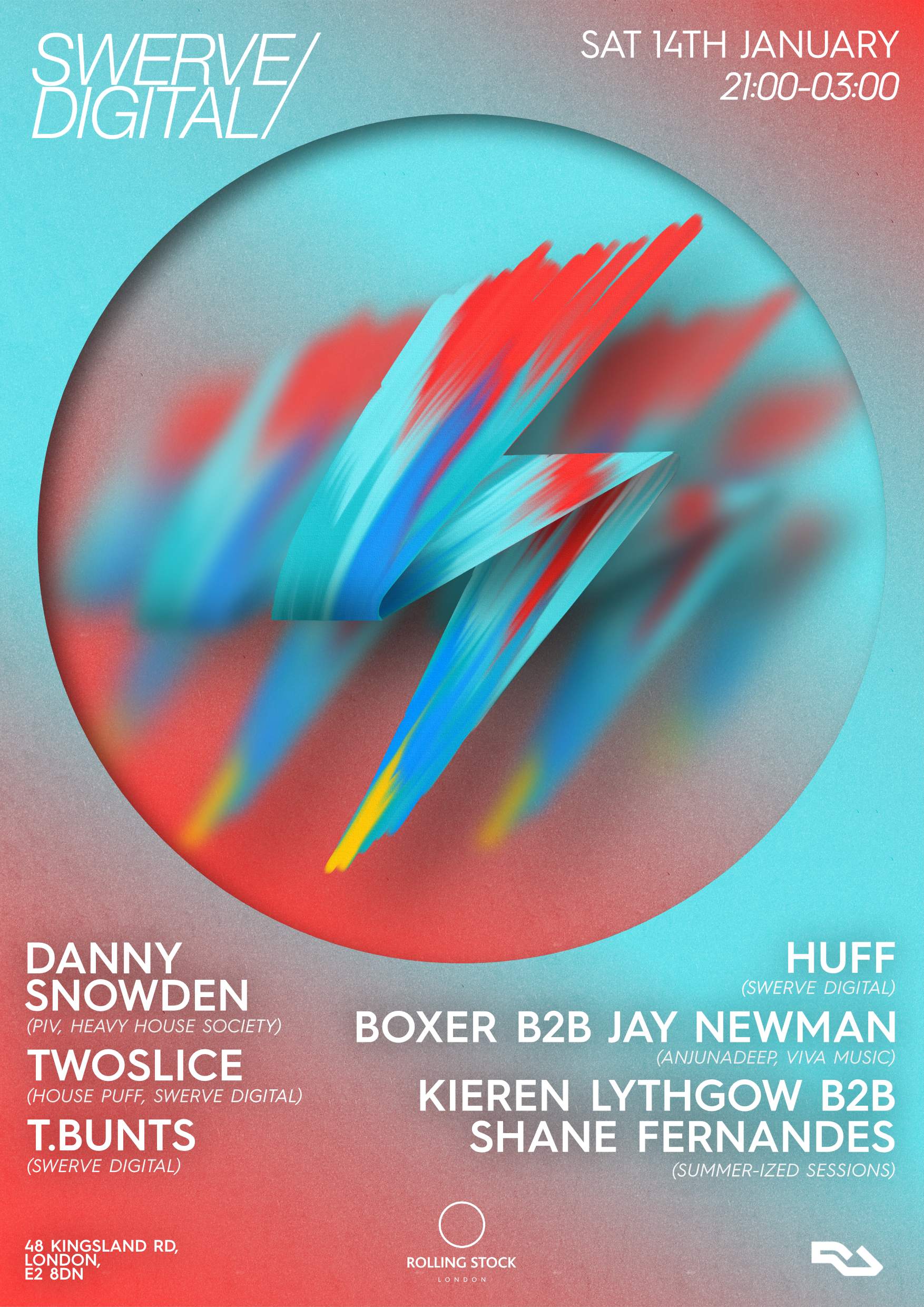 Swerve Digital with Danny Snowden & TwoSlice at Rolling Stock, London