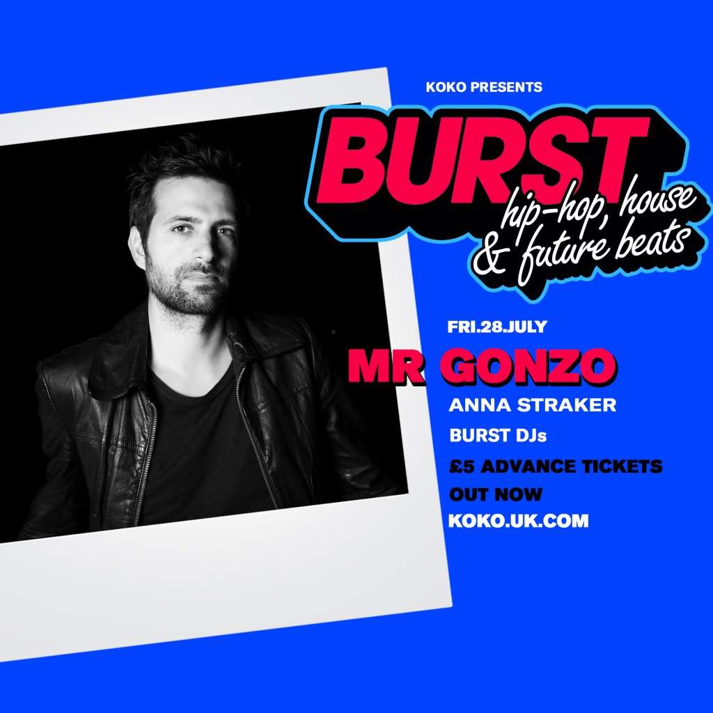 Burst presents: Anna Straker Live, Mr Gonzo - Página trasera