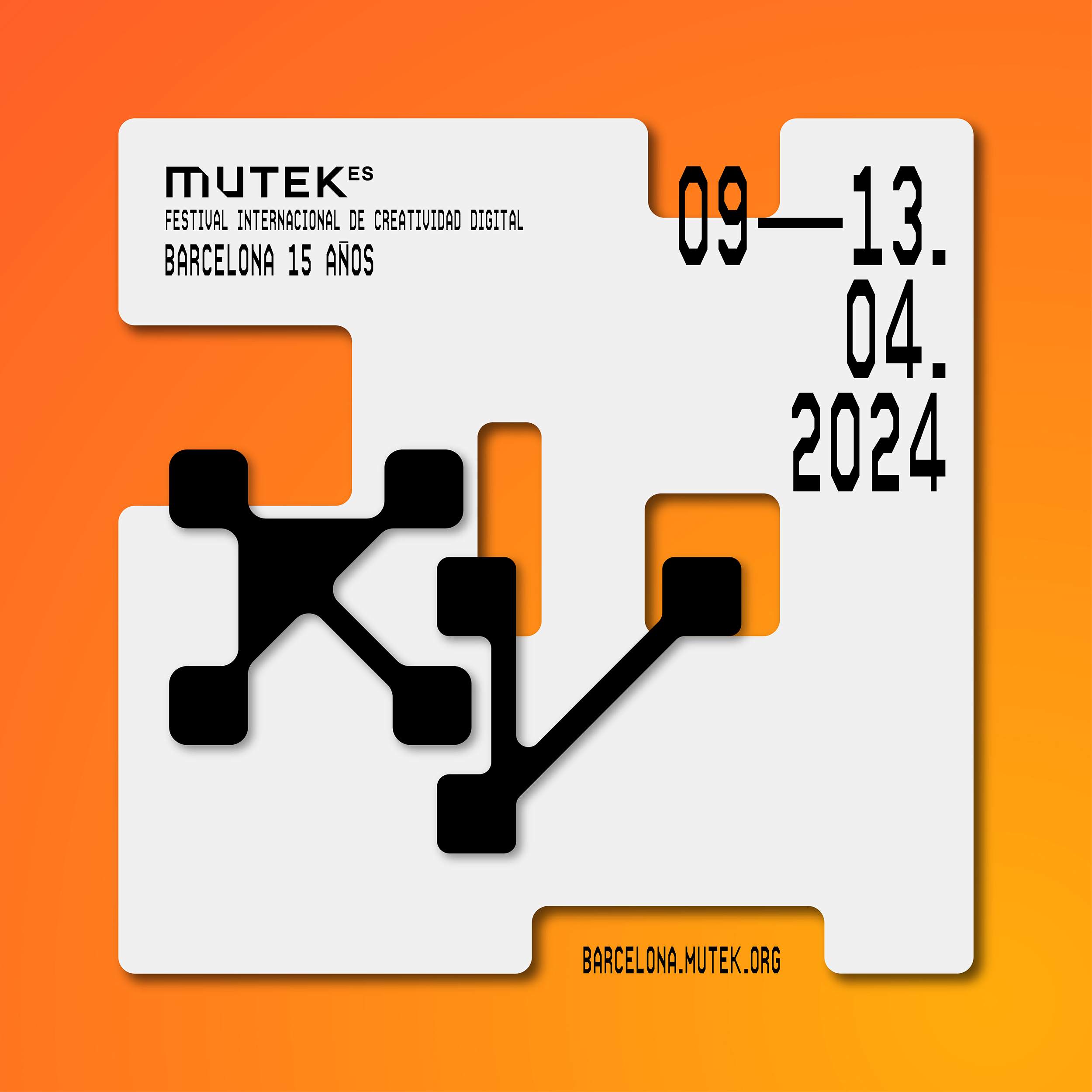 MUTEK Barcelona - 15 Anniversary - フライヤー表
