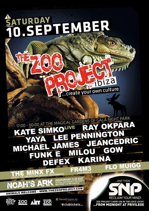 The Zoo Project featuring Kate Simko - Página frontal