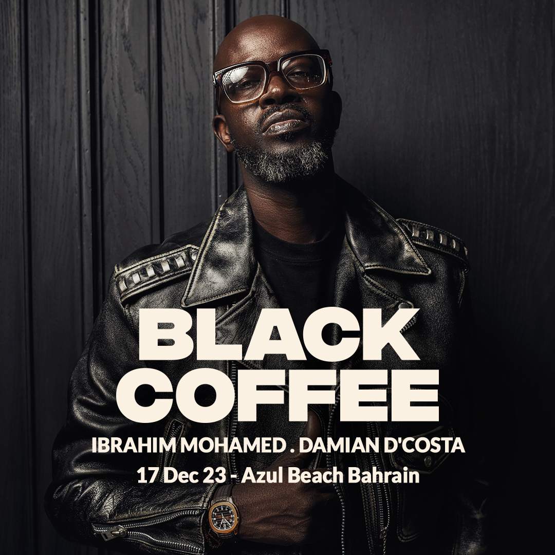 Black Coffee - Live in Bahrain - フライヤー表