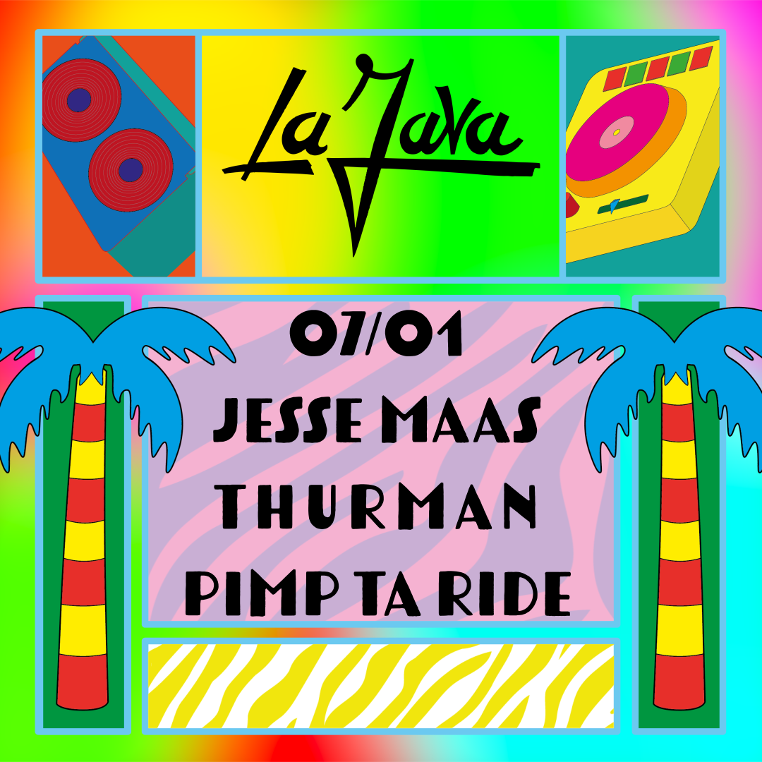 La Java: Jesse Maas (NL) / Thurman / Pimp Ta Ride at La Java, Paris