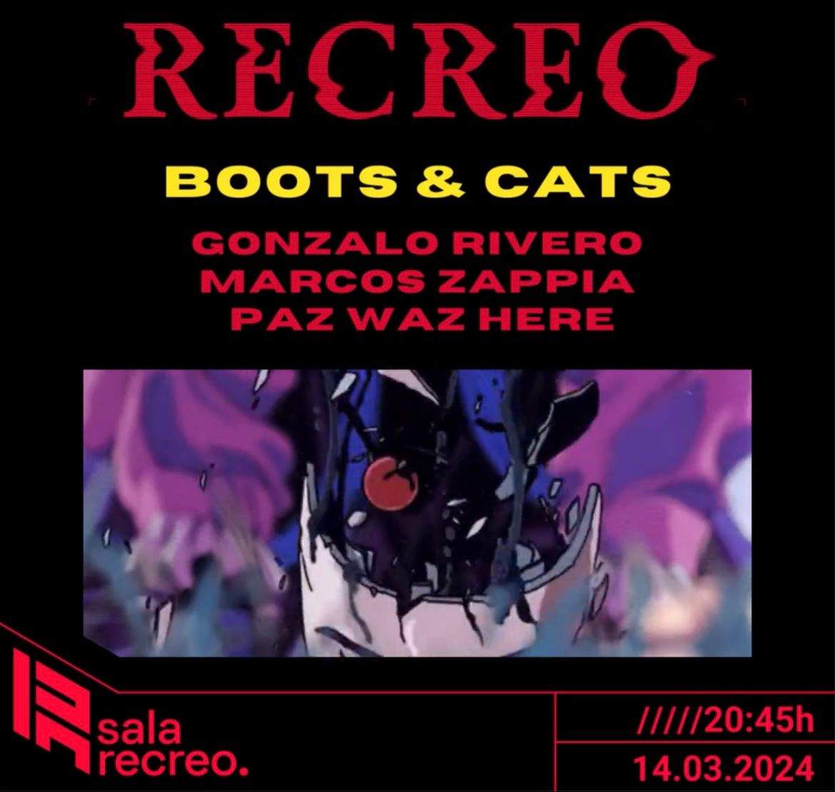 BOOTS & CATS - フライヤー表