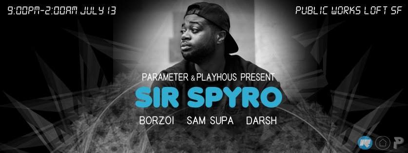Parameter & Playhous present Sir Spyro - Página frontal
