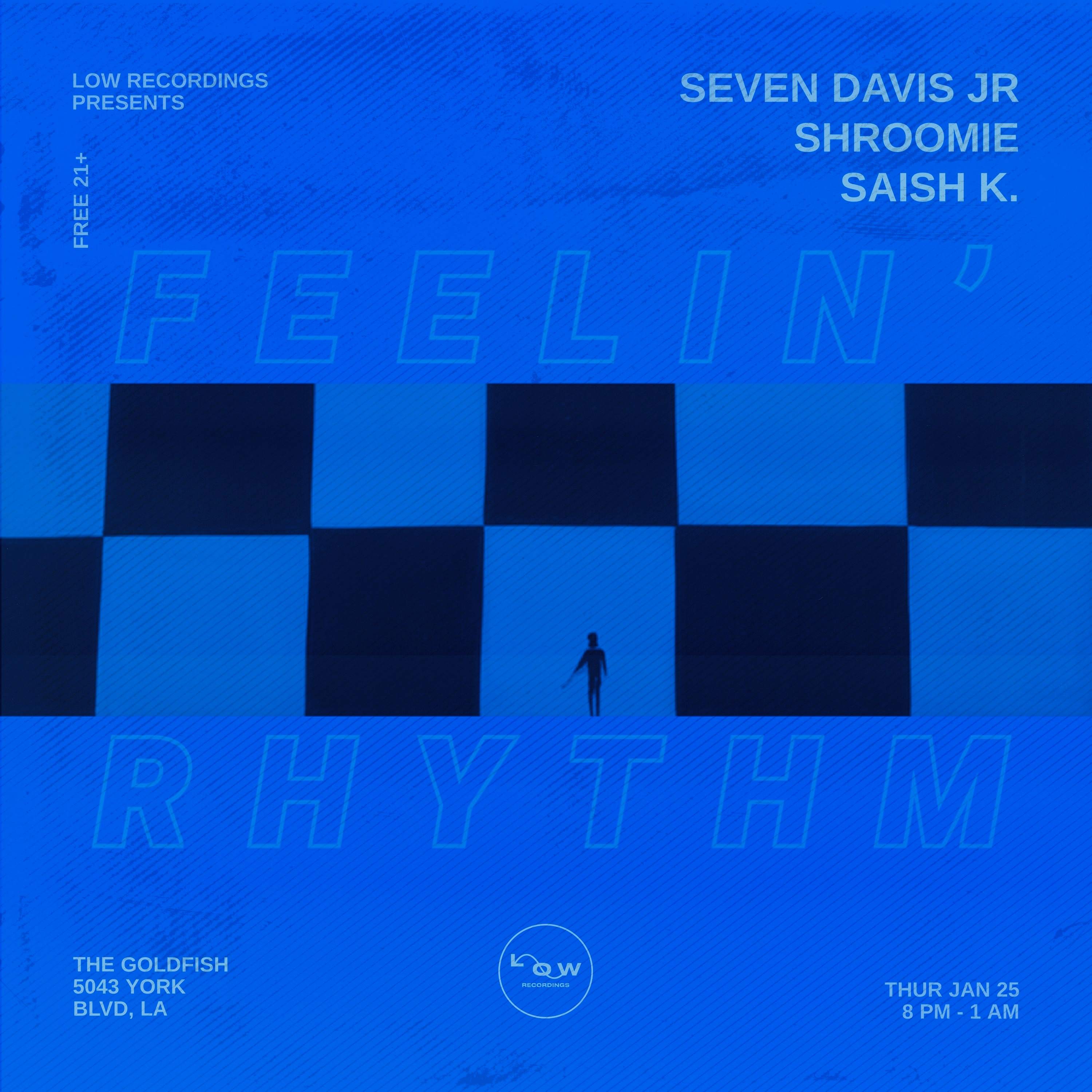 Low Recordings presents: Feelin' Rhythm with Seven Davis Jr - Página frontal