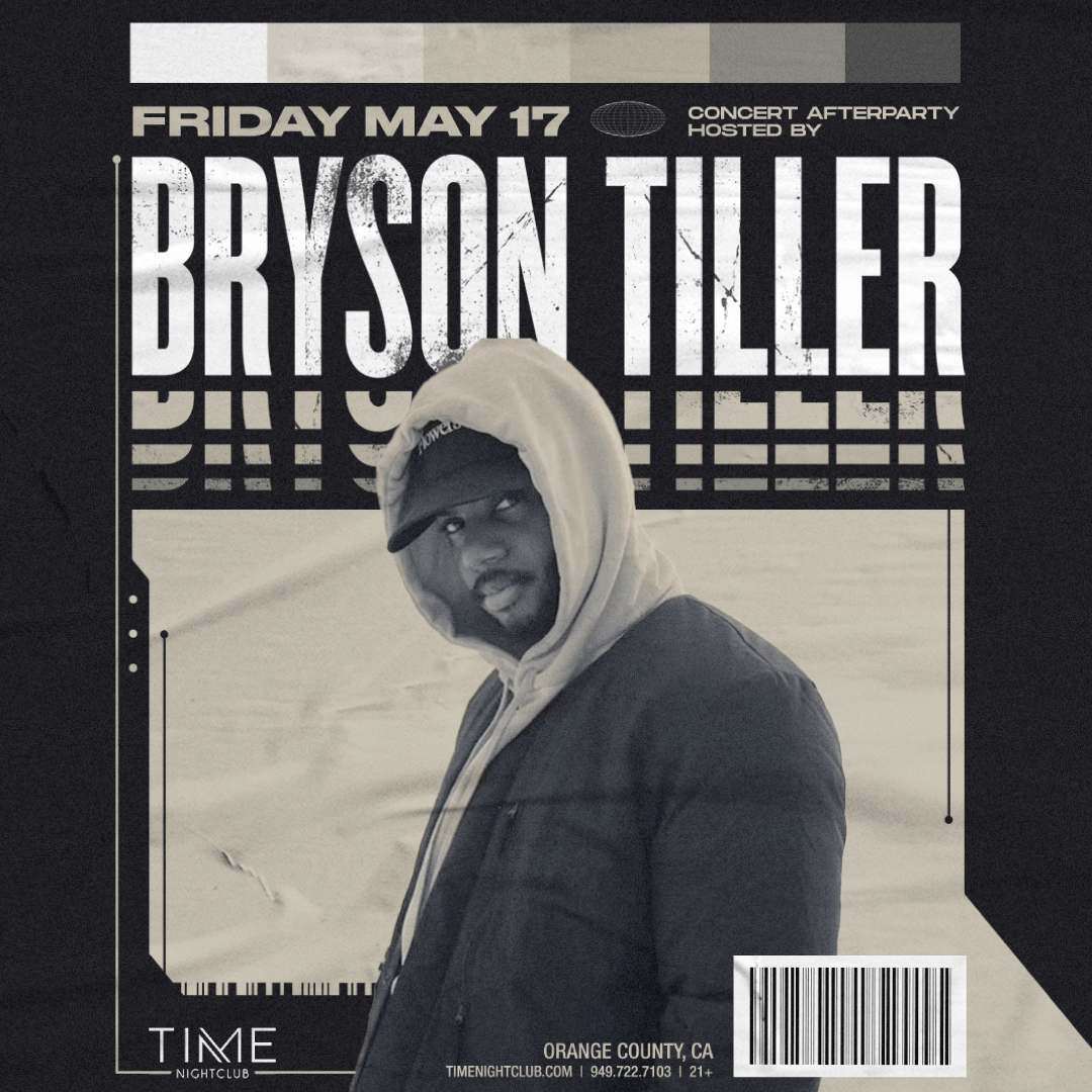 Bryson Tiller - フライヤー表