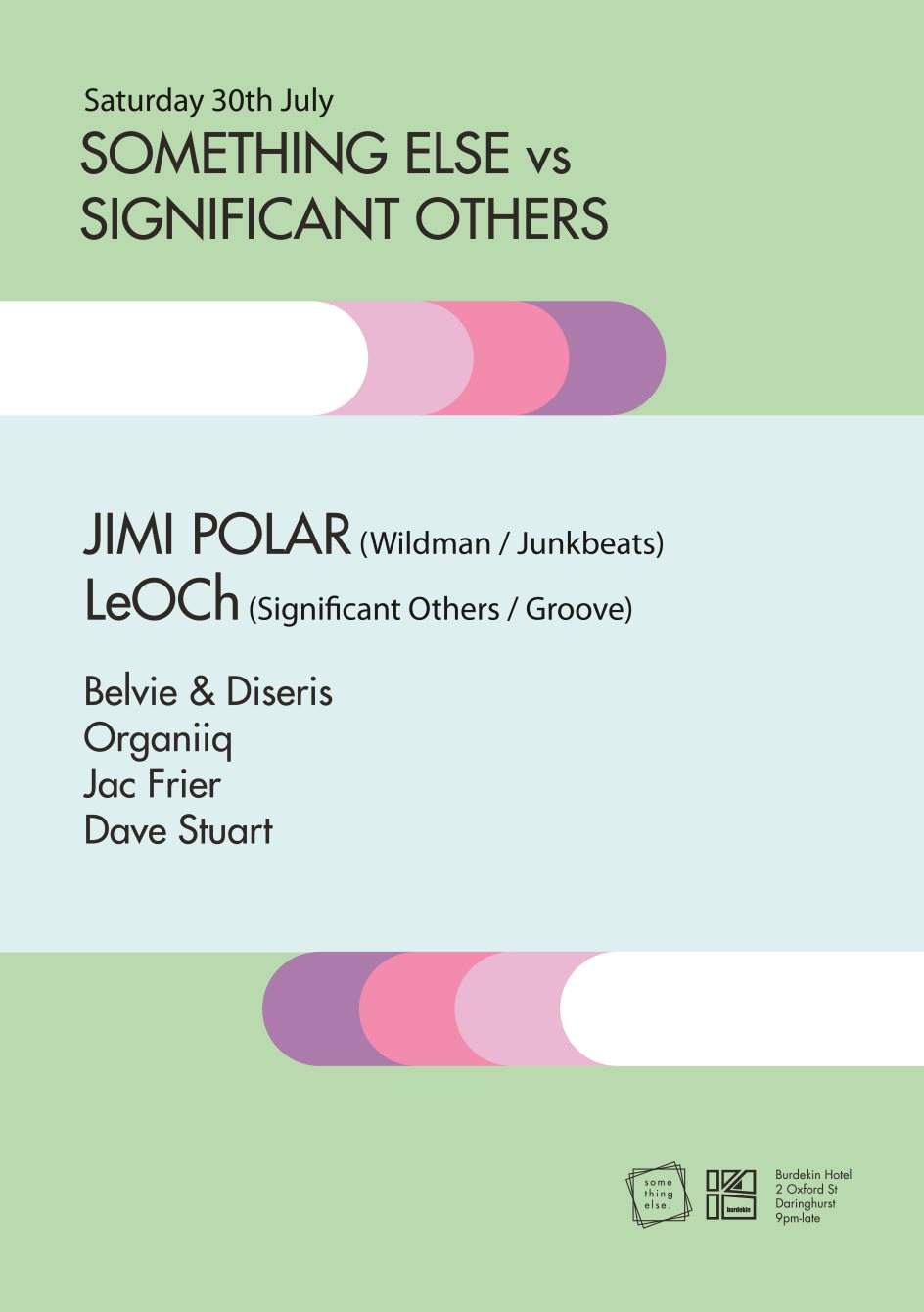 Something Else & Significant Others presents Jimi Polar & Leoch - Página frontal