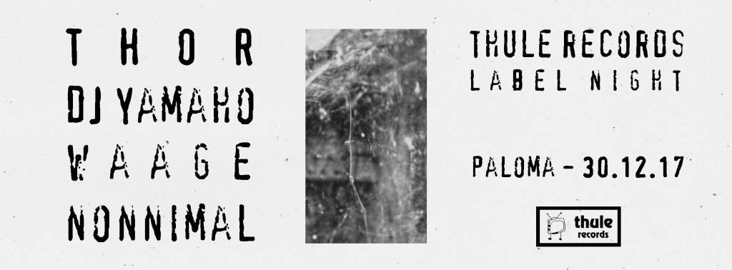 Thule Records Label Night - Página frontal